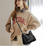 PU Leather Multi-pockets Bag