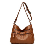 PU Leather Multi-pockets Bag