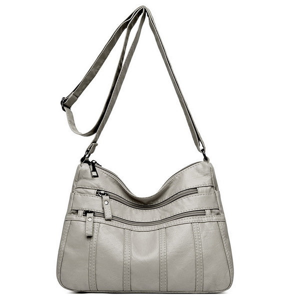 PU Leather Multi-pockets Bag