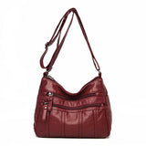 PU Leather Multi-pockets Bag