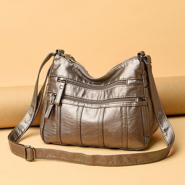 PU Leather Multi-pockets Bag