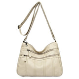 PU Leather Multi-pockets Bag