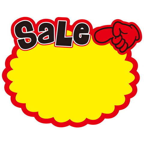 10pc Price Sign Cardboard 15x21cm