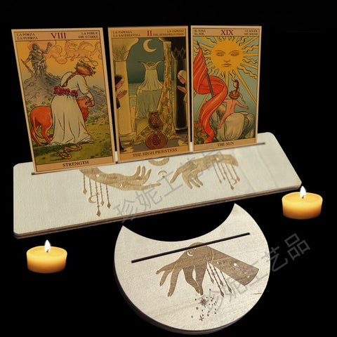 Wooden Tarot Cards Stand