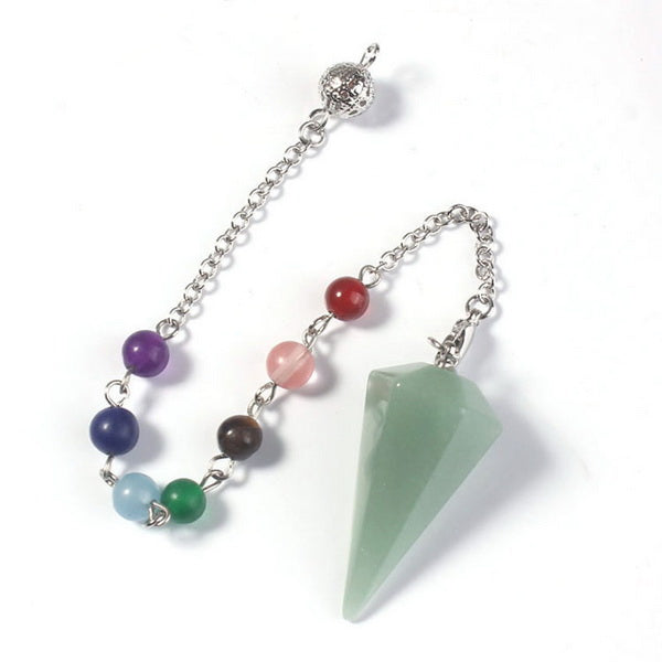 Pendulum Dowsing with Chakra Stone-Aventurine