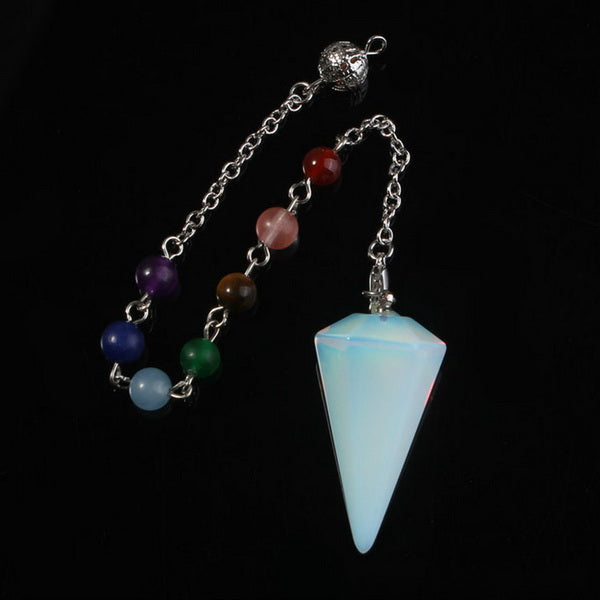 Pendulum Dowsing with Chakra Stone-Opal