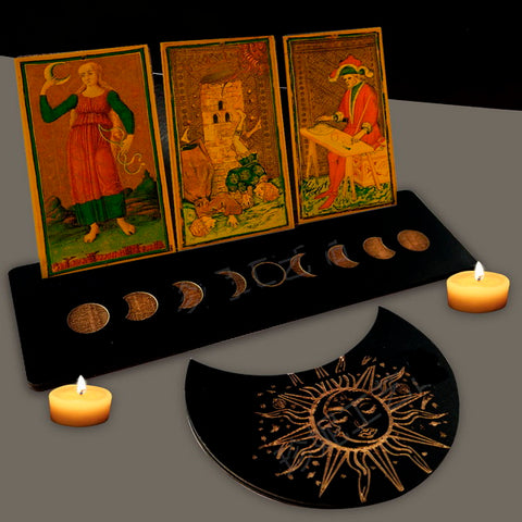 Wooden Tarot Cards Stand