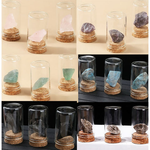 Raw Natural Stone Sample in Bottle