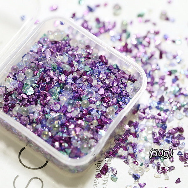 30g DIY Resin Glitter Crushed Stone