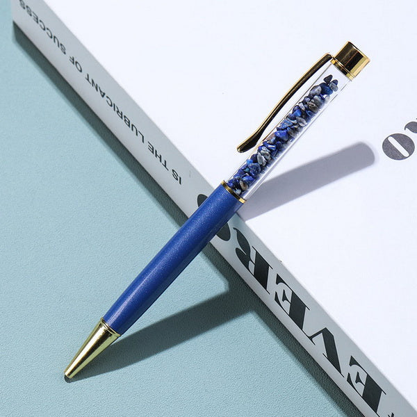 Natural Crystal Ballpoint Pen-Lapis