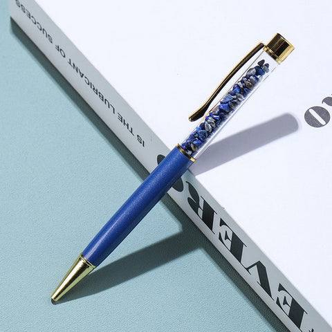Natural Crystal Ballpoint Pen-Lapis