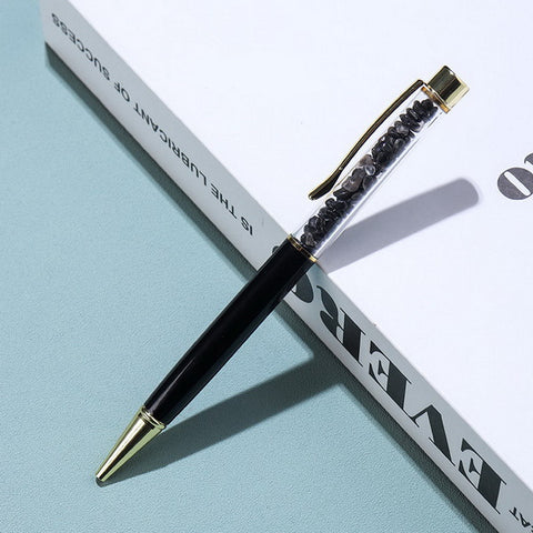 Natural Crystal Ballpoint Pen-Obsidian