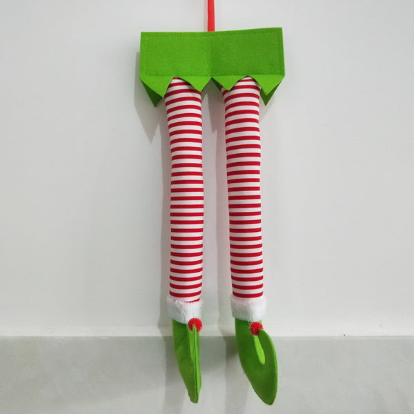 Santa Claus Elf Hanging Legs Car/ Home Decoration