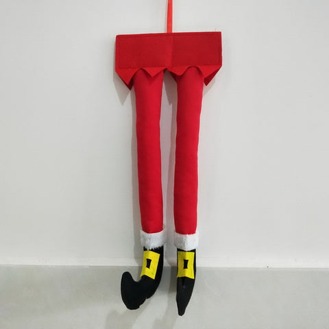 Santa Claus Elf Hanging Legs Car/ Home Decoration