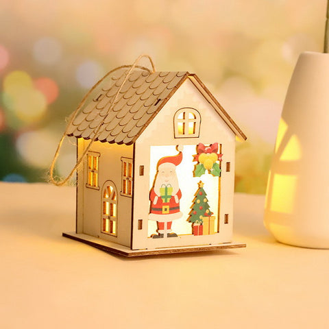 LED Santa Claus Ornaments Christmas Decorations DIY Kit