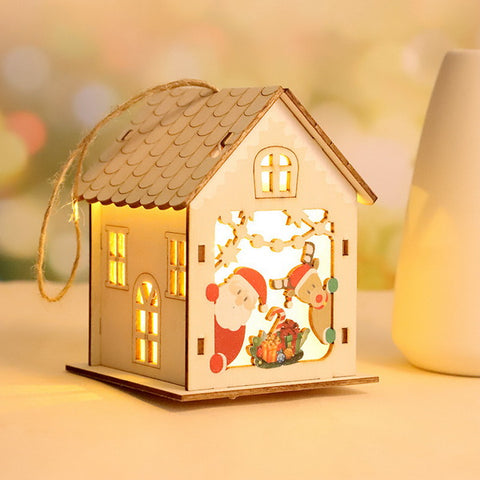 LED Santa Claus Ornaments Christmas Decorations DIY Kit