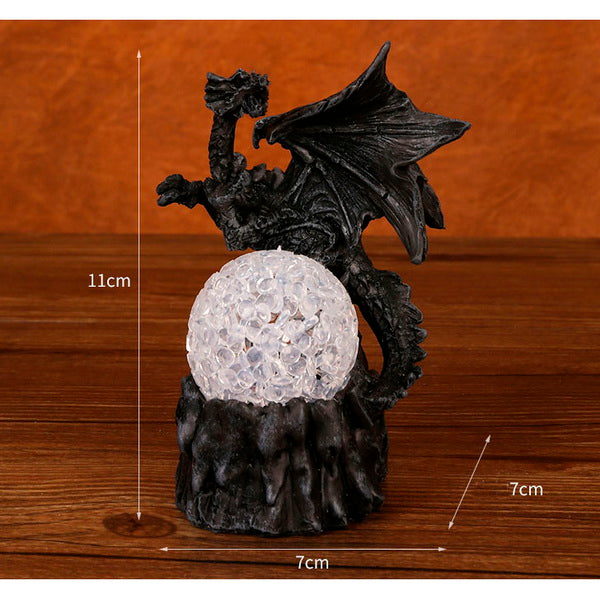Luminous Dragon Egg Sculpture