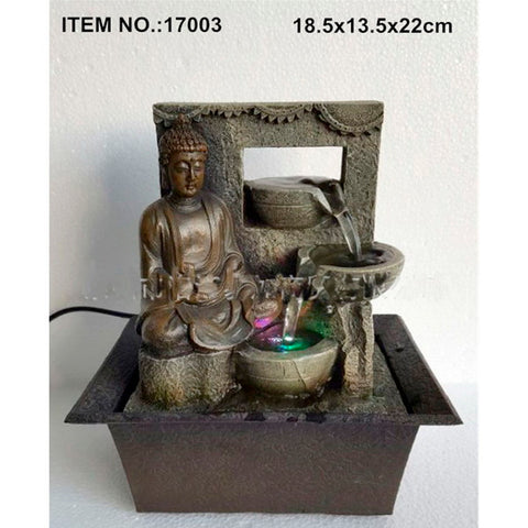 Buddha Desktop Resin Water Fountain