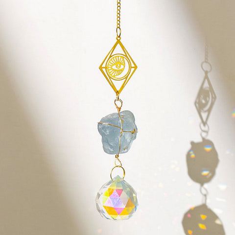 Crystal Suncatcher-Celestine