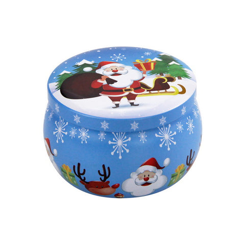 Christmas Candle with Dried Flower-Vanilla