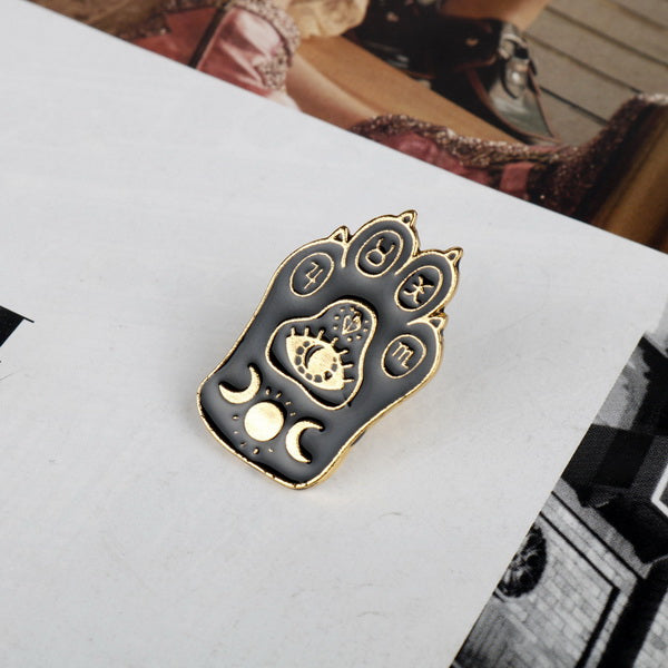 Cat Paw Brooch Black Magic