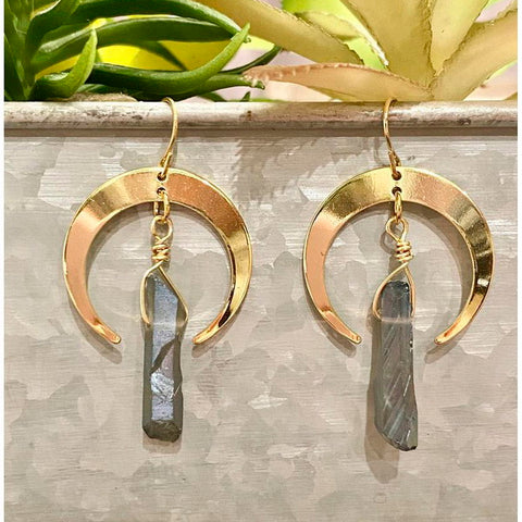 Gemstone Boho Earrings