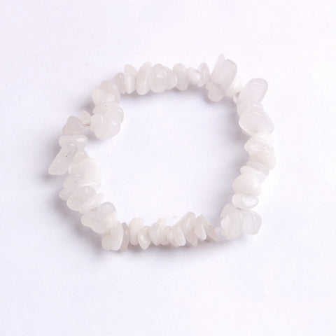 Gemstone Bracelet-White Jade