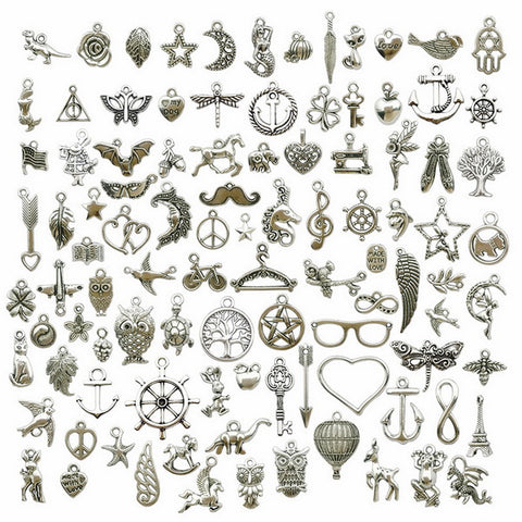 100pc DIY Pendants