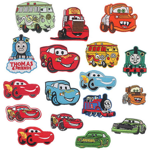 17pc Iron on Embroidery Patches