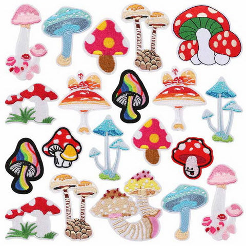 20pc Iron on Embroidery Patches