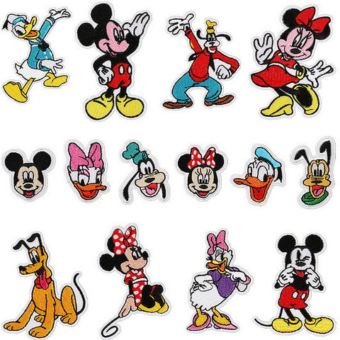 14pc Iron on Embroidery Patches