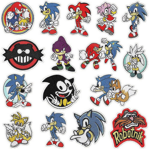 16pc Iron on Embroidery Patches
