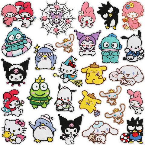 27pc Iron on Embroidery Patches