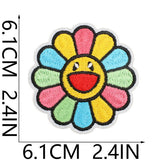 19pc Iron on Embroidery Patches