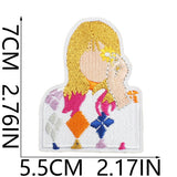 18pc Iron on Embroidery Patches