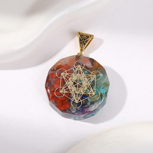 Chakra Pendant with Necklace