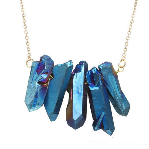 Irregular Gemstone Necklace