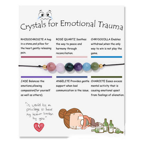 Crystal Bracelet for Emotional Trauma