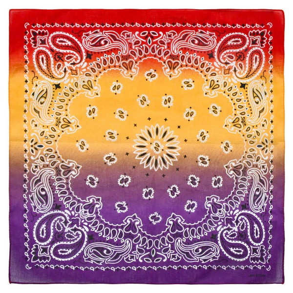 12pc 100% Cotton Bandana