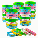 10pc Silicone Bangles