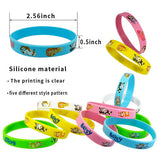 10pc Silicone Bangles