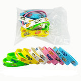 10pc Silicone Bangles