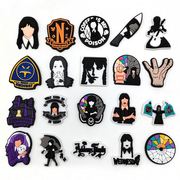 20pc Cartoon PVC Shoes Charms Decor For Croc
