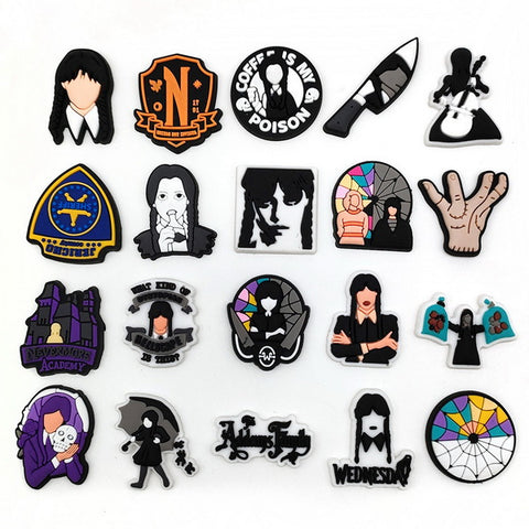 20pc Cartoon PVC Shoes Charms Decor For Croc