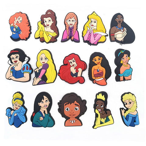 15pc Cartoon PVC Shoes Charms Decor For Croc