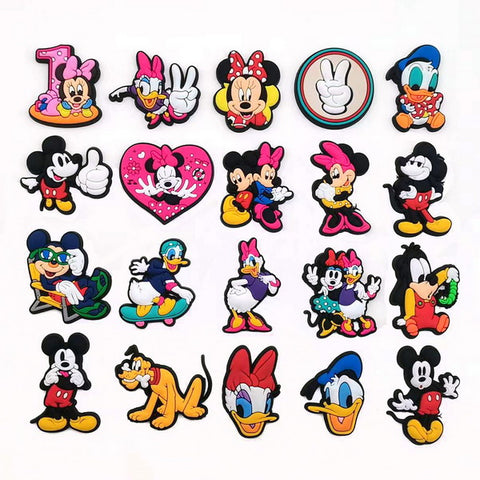20pc Cartoon PVC Shoes Charms Decor For Croc