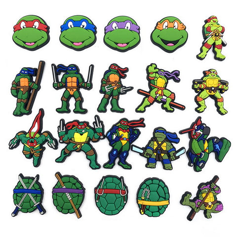 20pc Cartoon PVC Shoes Charms Decor For Croc