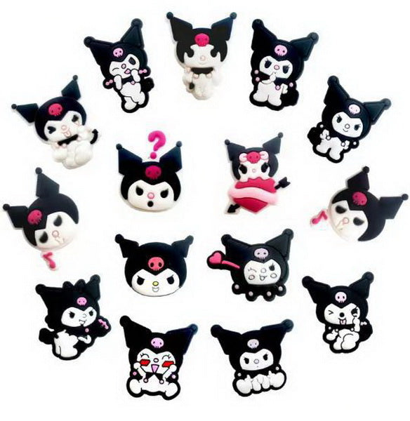 16pc Cartoon PVC Shoes Charms Decor For Croc