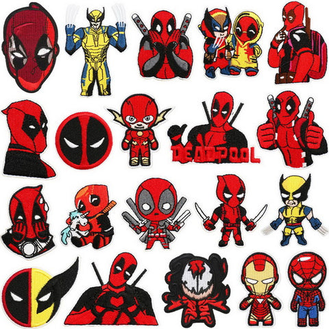20pc Iron on Embroidery Patches