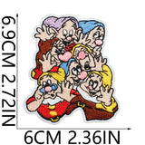 16pc Iron on Embroidery Patches